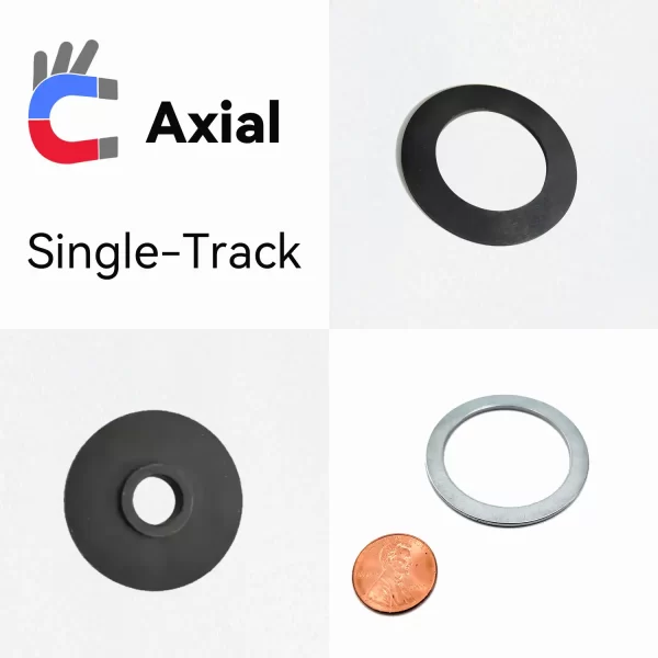 axial incremental magnetic rings