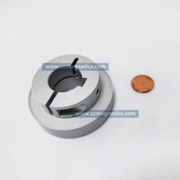 Disc magnetic shaft coupling made of Aluminum Alloy 61S