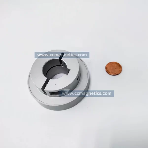 Disc magnetic shaft coupling made of Aluminum Alloy 61S